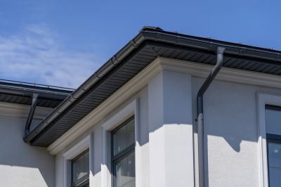 Gutter System on Roof